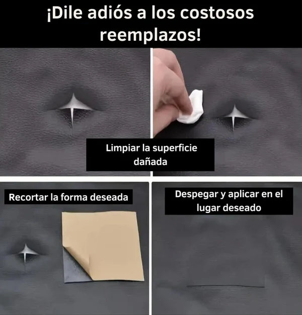 ROLLO DE CUERO ADHESIVO PARA REPARACIONES 50X150CM.