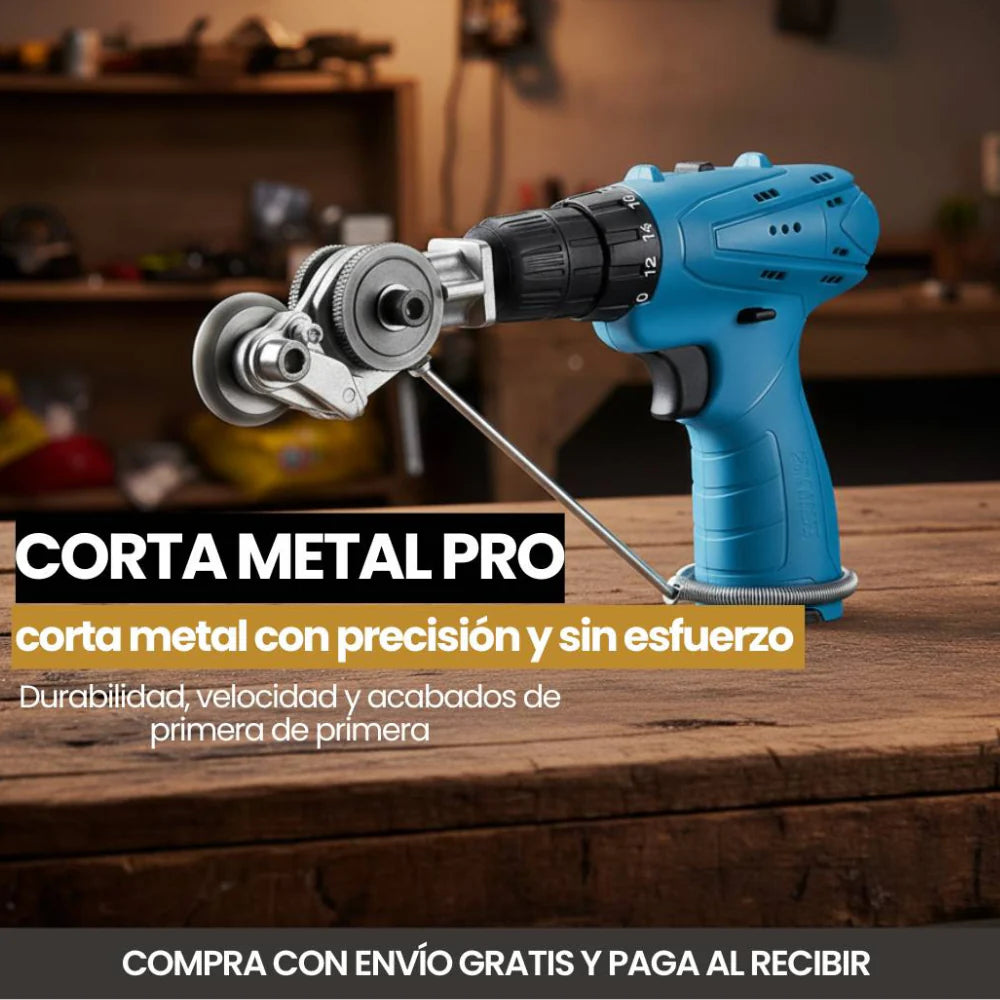CortaXPro™ – Cortador de Metal para Taladro + Envío GRATIS