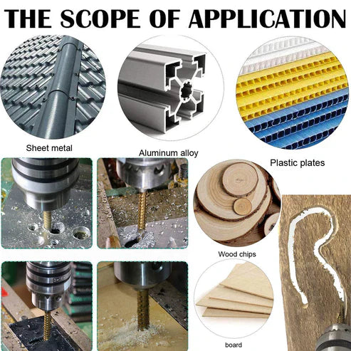 Set de 6 Brocas Giratorias HSS