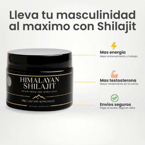 🗻 Shilajit Himalaya™ – Resina Pura Premium para Energía, Fuerza y Testosterona Natural 💥🔥