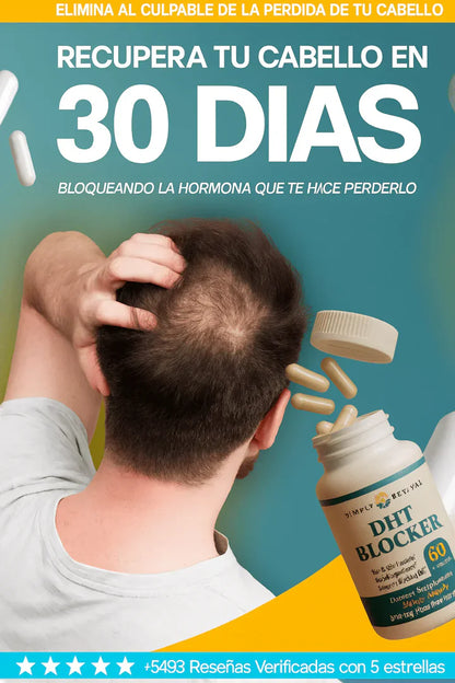 DHT BLOCK™ — Detén la Caída del Cabello Desde la Raíz y Reactiva tu Crecimiento 💥🛑
