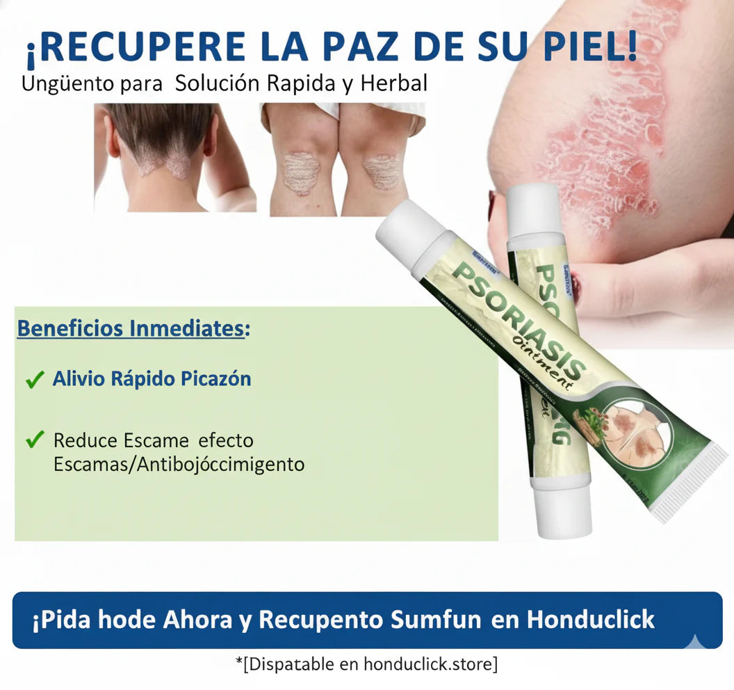 PSORIASIS?™ – Crema Calmante Antifúngica para Picazón y Resequedad | 20g
