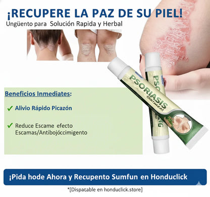 PSORIASIS?™ – Crema Calmante Antifúngica para Picazón y Resequedad | 20g