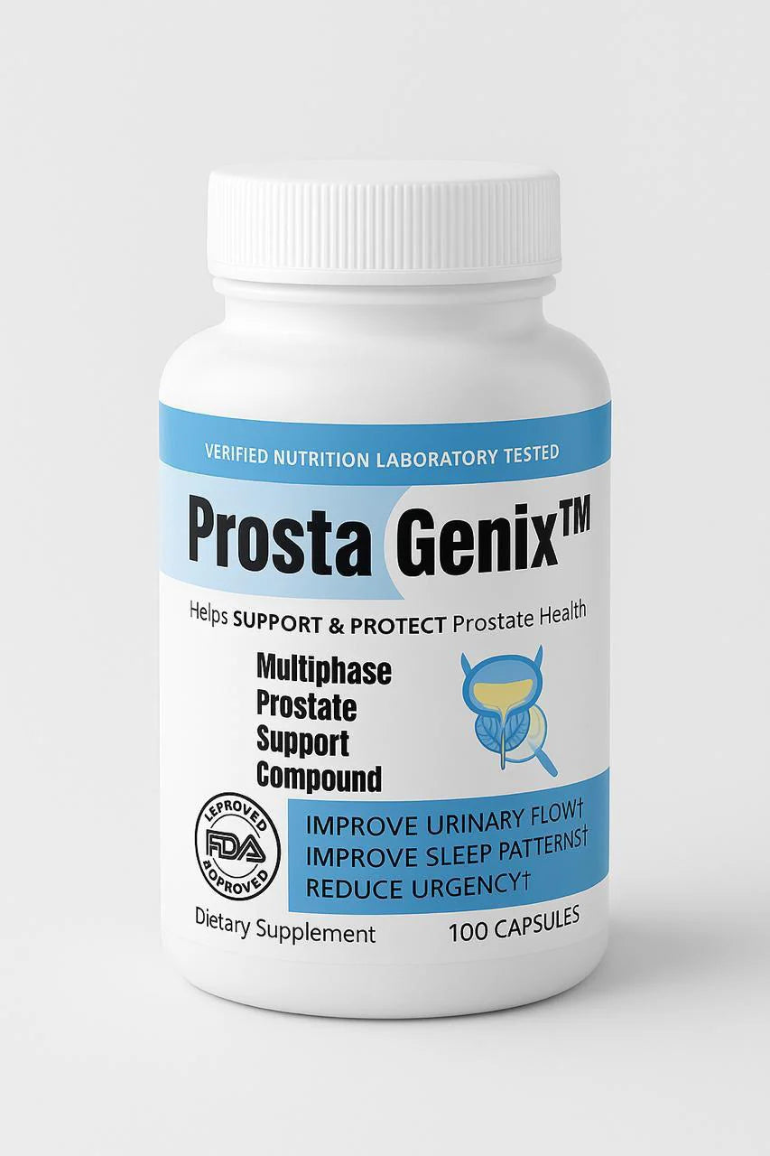 💙 PROSTA GENIX™ – Reduce Molestias y Mejora el Flujo | 100 Cápsulas + Envío Gratis