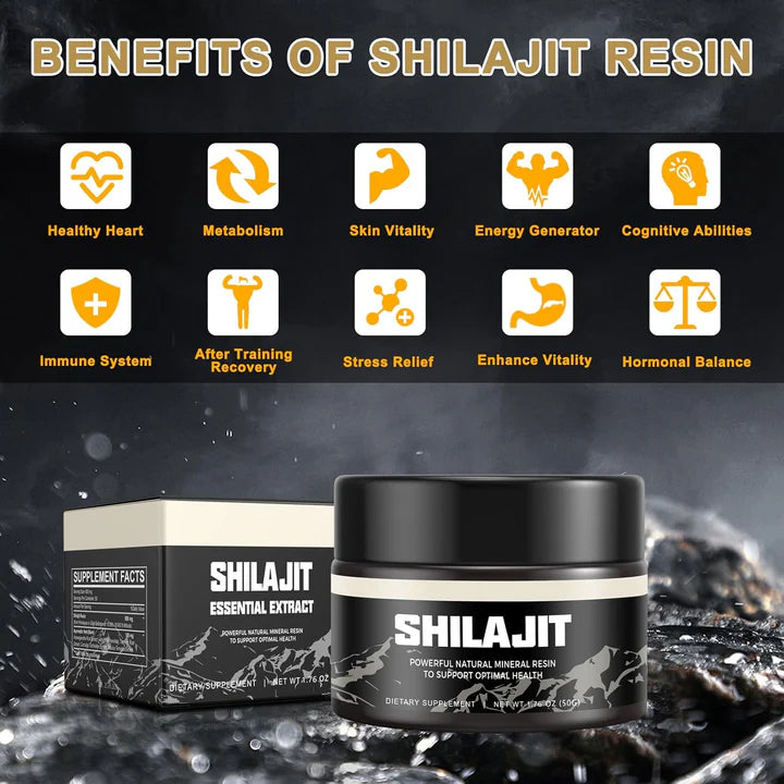 🗻 Shilajit Himalaya™ – Resina Pura Premium para Energía, Fuerza y Testosterona Natural 💥🔥
